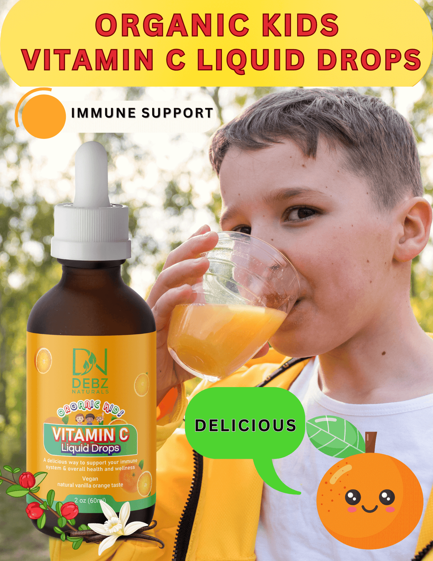 ORGANIC KIDS ORGANIC LIQUID VITAMIN C